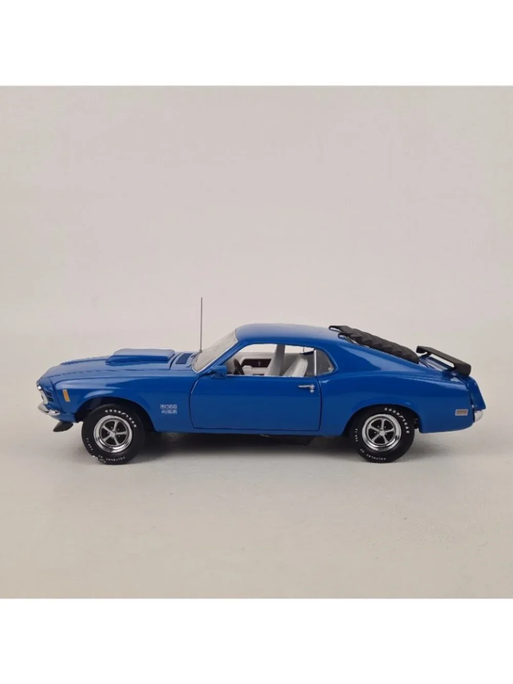 Franklin Mint Precision 1970 Ford Boss 429 Mustang Blue 1:24 DieCast B11WH07